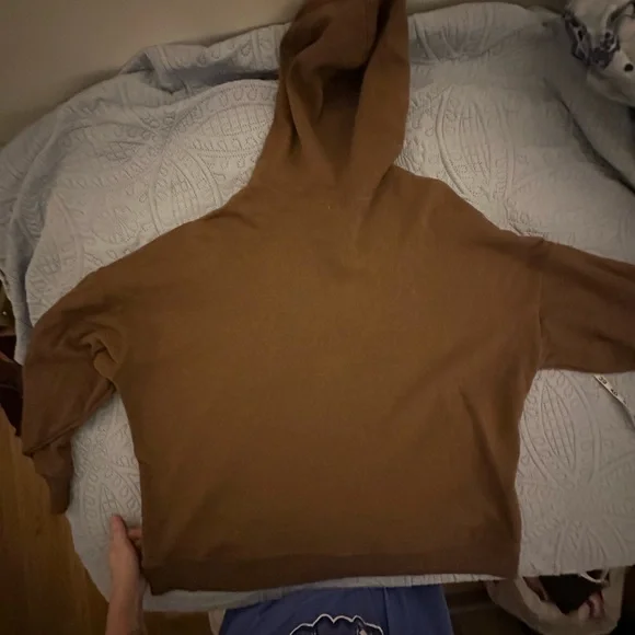 BKE Men's Chocolate Zip-Up Hoodie - Picture 4 of 6